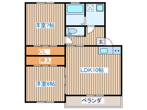 ニューエイジの物件間取画像